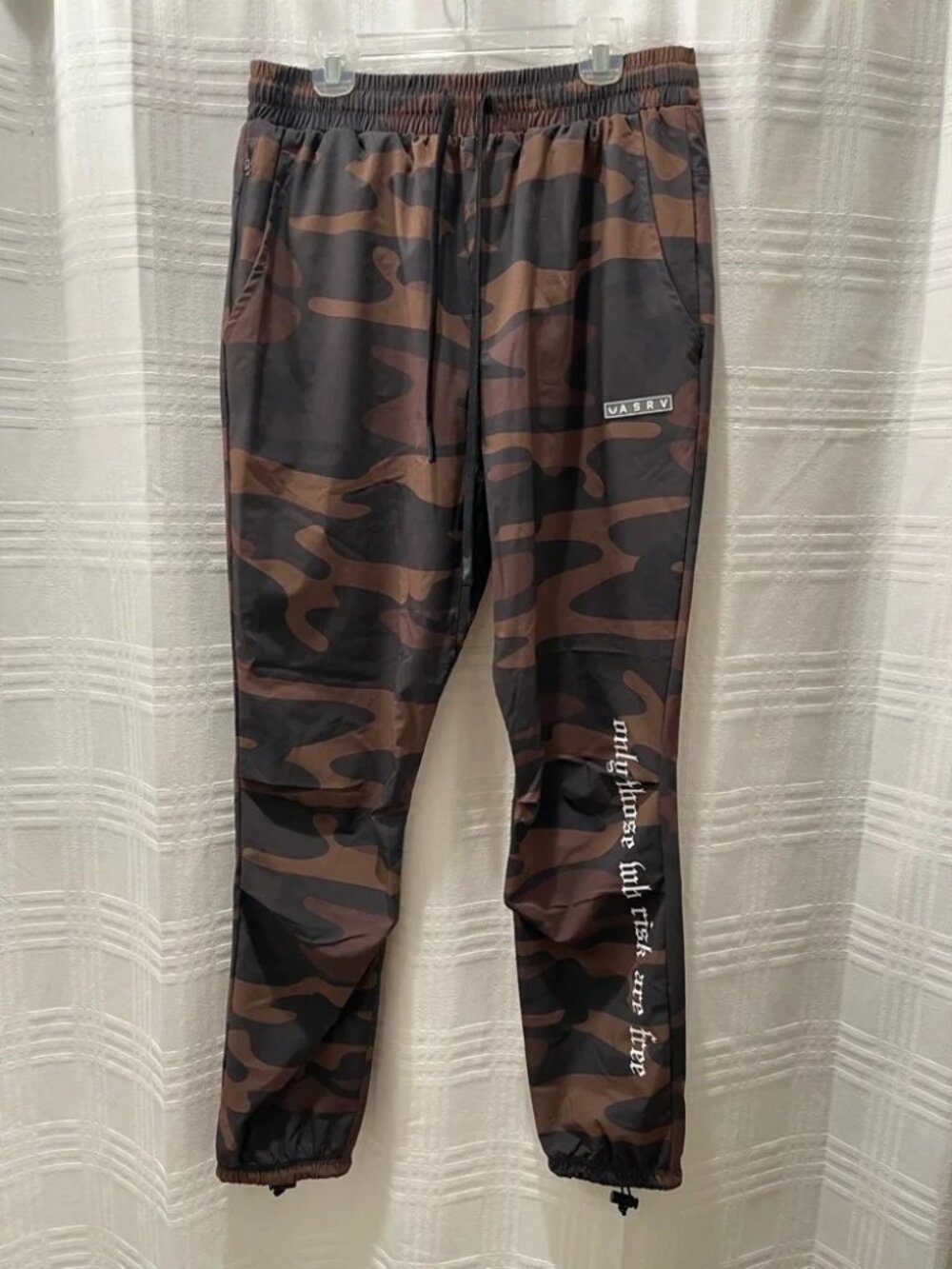 ASRV camo track pants joggers workout gear running pants gym clothes